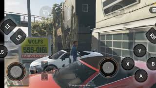 How to play gta 5 in mobile  gta v Android gameplay [upl. by Sussi]