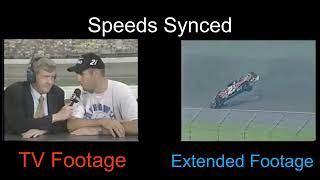 Comparison  Elliott Sadler Crash 2000 Footage [upl. by Gentilis]