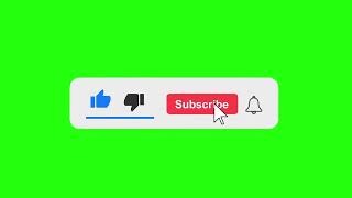 subscribe button green screen subscribe button [upl. by Aneret]