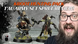 The Gold Standard for 40k Going Forward  Kroot Hunting Pack Tau Army Set Sprue review [upl. by Nilad]