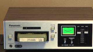 Panasonic RS805 Stereo 8 Track PlayerRecorder Tape Deckmov [upl. by Anelet]