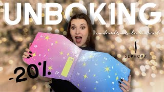 unboxing CALENDRIER DE LAVENT SEPHORA [upl. by Ellan]