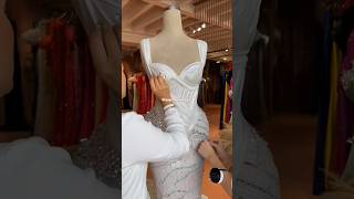 Draping wedding dress dress fashion draping eveninggown weddingdress drapping [upl. by Madeleine]