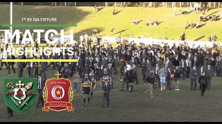 St Augs v Oakhill College  1st XV ISA Round 4 [upl. by Suinuj709]