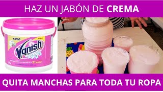 HAZ UN JABÓN DE CREMA PARA TODA TU ROPA [upl. by Kuster]