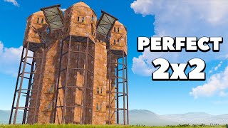 Rust Perfect 2x2 Shell  Rust Base Design 2023 [upl. by Strader416]