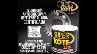 SuperKote 2000  Grasa Antifricción Base de Litio Prueba de Penetración [upl. by Eceinart]