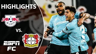 RB Leipzig vs Bayer Leverkusen  Bundesliga Highlights  ESPN FC [upl. by Gilcrest]