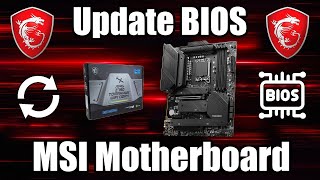 How to update MSI motherboard BIOS [upl. by Ita]