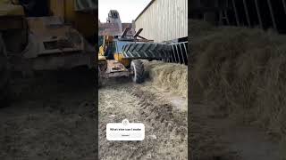 Homemade silage pusher milliondollarbaby fypage viralvideo automobile amazingfarm [upl. by Iaoh218]