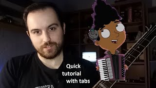 Phineas and Ferb  The Baljeatles  Gimme a Grade fast tutorial with tabs [upl. by Anilak]