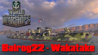 World of Warships  Wakatake  WakaTorpiller [upl. by Eiramacissej697]