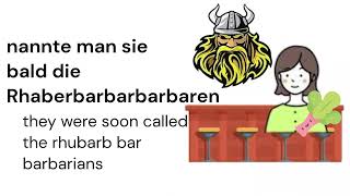 Barbaras Rhabarberbar English and German subtitles [upl. by Leinehtan]