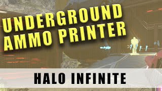 Halo Infinite Armory of Reckoning Ammo Printer underground  How to get the last Ammo Printers [upl. by Eceerehs]