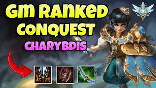 LA MEJOR BUILD PARA CHARYBDIS ADC SEASON 10  TottiGR  GRANDMASTER RANKED CONQUEST S10 🔥 [upl. by Lias]