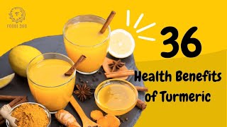 Health Benefits of Turmeric Powder 36 Proven Health Benefits of Turmeric and Curcumin Foodi 360 [upl. by Buyers192]