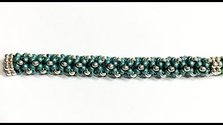 Beadweaving Basics Tubular Chenille Stitch With Border [upl. by Eixirt]