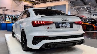 First 2022 Audi RS3 ABT 450hp  Exterior Interior Lightshow  New Audi RS3 8Y tuned by ABT [upl. by Nonnac]