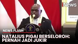 Pidato usai Dilantik Jadi Menteri HAM Natalius Pigai Saya Pernah Jadi Juru Parkir [upl. by Goines819]