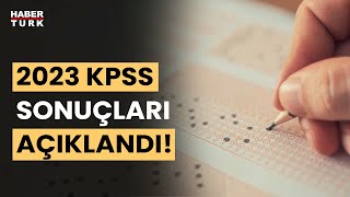 2023 KPSS lisans sonuçları açıklandı [upl. by Korey]