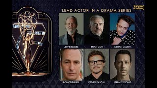 75th Emmy Nominations Lead Actor In A Drama Series [upl. by Caro]