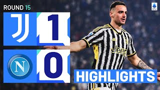 JUVENTUSNAPOLI 10  HIGHLIGHTS  Gatti header sinks Napoli  Serie A 202324 [upl. by Alexandra401]