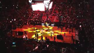 FTX Arena American Airlines Arena  Miami Heat intro [upl. by Ahsatin]