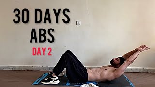 INTENSE ABS IN 30 DAYS CHALLENGE  DAY 2 [upl. by Dream827]