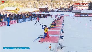 Massstart Femmes Grand Bornand  BIATHLON 2022 [upl. by Augustus]