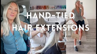 faq handtied hair extensions what I wish I knew [upl. by Demah]