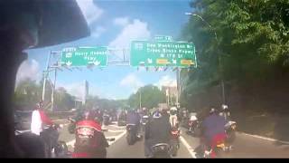 Black Range Rover Runs over Bikers Hogging the Road in NYC 1 Fatally Struck [upl. by Alyl706]