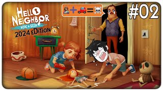 LA MAMMA NON TORNA A CASA E IL PAPA VICINO IMPAZZISCE  Hello Neighbor Hide amp Seek 2024  ep02 [upl. by Zingale948]