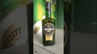 Oaksmith Gold Whisky375mlnew price 600Alcohol 428West Bengal India 2024 [upl. by Havstad]