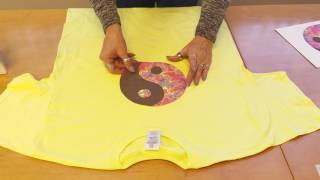 How to decorate a dark shirt using Inkjet transfer paper and home iron [upl. by Aiz307]