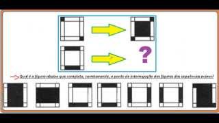 Curso de Raciocínio Lógico Teste Psicotécnico ou psicológico Raciocínio abstrato Figuras geométricas [upl. by Eiroc]