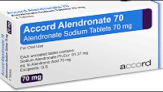 Alendronate Binosto Fosamax to treat osteoporosis caused by menopause steroid use or gonadal fai [upl. by Shermy]