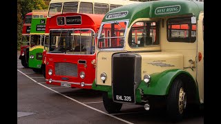 Skipton October 2024 vintage bus running event [upl. by Naud]