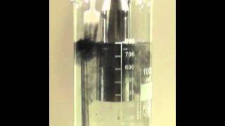 Ultrasonic Dispersion of Carbon Black in Water 750 ml Batch [upl. by Inohs200]