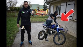 JE LUI OFFRE UNE MOTO CROSS SI IL GAGNE  DÉFI CAPTAIN TSUBASA DREAM TEAM [upl. by Arlette]