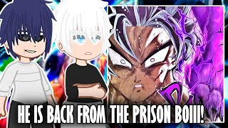 Jujutsu Kaisen S2 amp Past React to Goku  Beyond Dragon Ball Super  Gacha reacts [upl. by Helga]