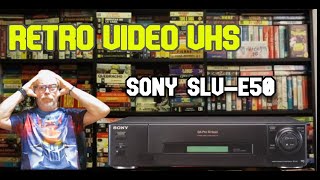 Retro Video  Sony VHS SLV E50 [upl. by Corella373]