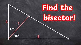 Find the Bisector Drawn From the Right Angle [upl. by Eikceb530]