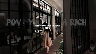 Pov you are a rich girl shorts shortvideo rich girl queensisters [upl. by Tonl]