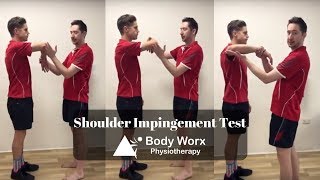 Shoulder Impingement Test  BodyWorx Physiotherapy Newcastle [upl. by Ietta]