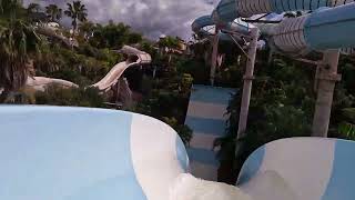 Water park AQUALAND Costa Adeje in Tenerife  TSUNAMI [upl. by Engen]