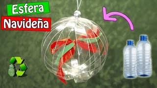 Adornos Navideños con botellas de plástico ☃ Reciclaje Ecobrisa [upl. by Neelrac135]