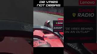 De Vries NOT Debris shorts f1 sainz devries ferrari fp1 mexicangp [upl. by Repooc977]