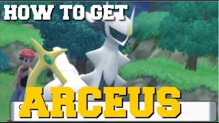 HOW TO GET ARCEUS IN POKEMON BRILLIANT DIAMOND AND SHINING PEARL GUIDE [upl. by Chilson673]