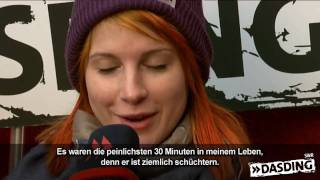 DASDING beim Southside  Paramore im DASDINGtv Interview [upl. by Rednaskela]