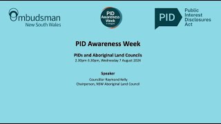 PID Awareness Week  PIDs and Aboriginal Land Councils 2 [upl. by Othelia]